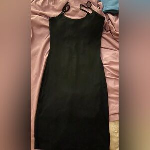 Elegant Black Sleeveless Dress